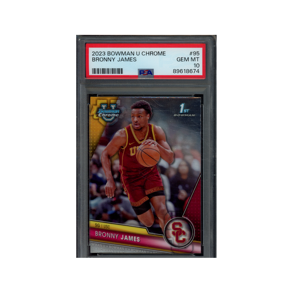 Bronny James 2023 Bowman U Chrome PSA 10