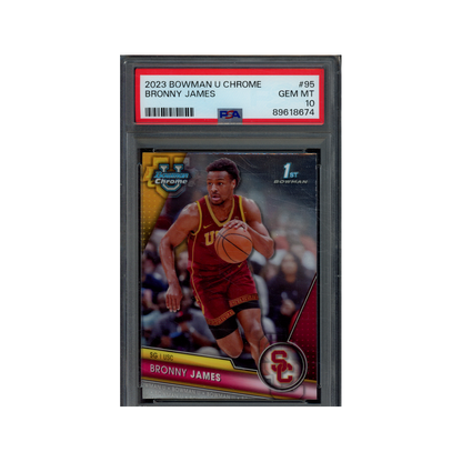 Bronny James 2023 Bowman U Chrome PSA 10