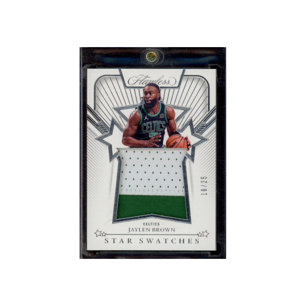 Jaylen Brown 2023-24 Panini Flawless Basketball Star Swatchs Patch /25