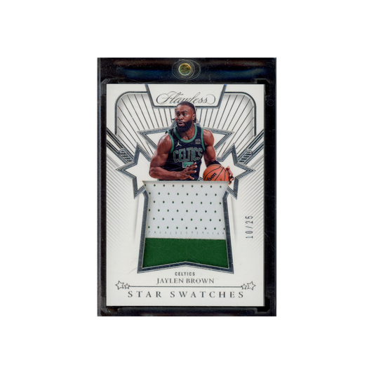 Jaylen Brown 2023-24 Panini Flawless Basketball Star Swatchs Patch /25