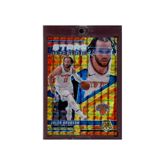 Jalen Brunson 2024-25 Panini Basketball Stare Masters Gold /10