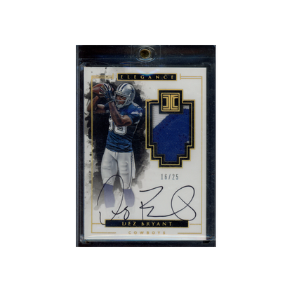 Dez Bryant 2016 Panini Impeccable Football Elegance Patch Auto /25