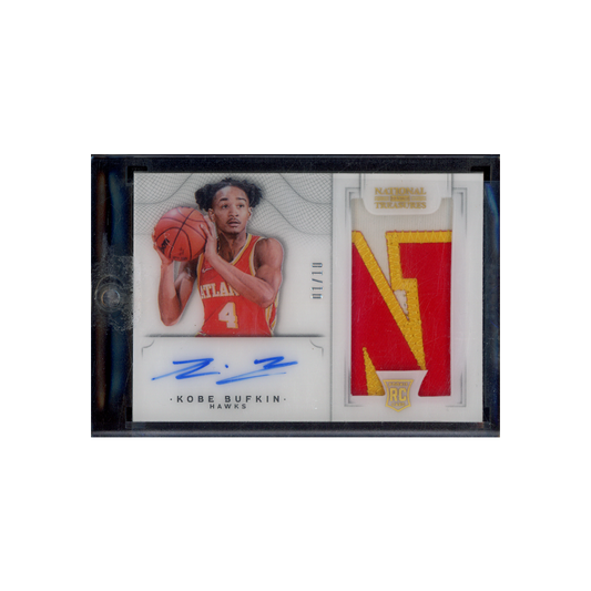 Kobe Bufkin 2023-24 Panini National Treasures Basketball RPA Gold /10