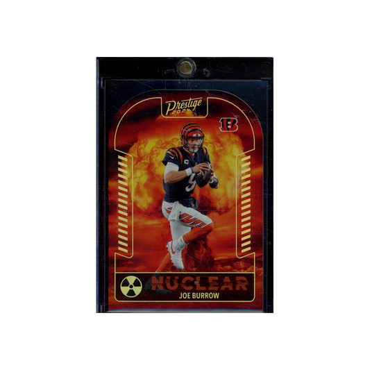 Joe Burrow 2024 Panini Prestige Football Nuclear Die-Cut