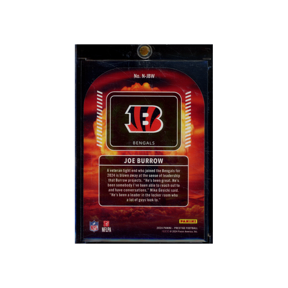 Joe Burrow 2024 Panini Prestige Football Nuclear Die-Cut
