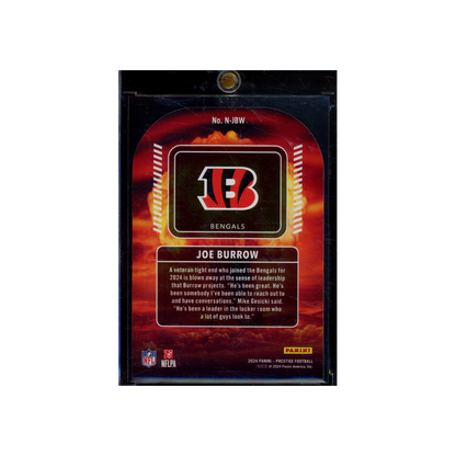 Joe Burrow 2024 Panini Prestige Football Nuclear Die-Cut