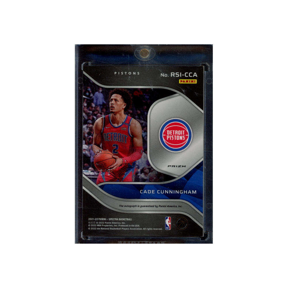 Cade Cunningham 2021-22 Panini Spectra Basketball Radiant Rookie Auto /5