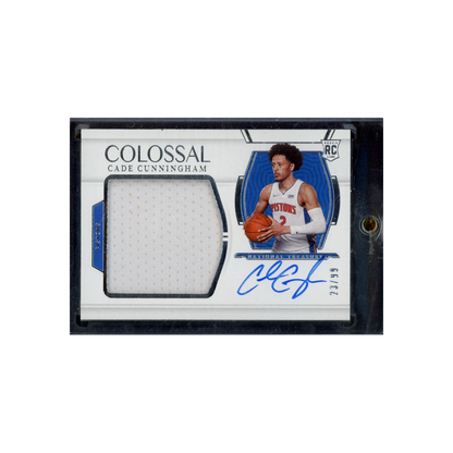 Cade Cunningham 2021-22 Panini National Treasures Basketball Colossal RPA /99