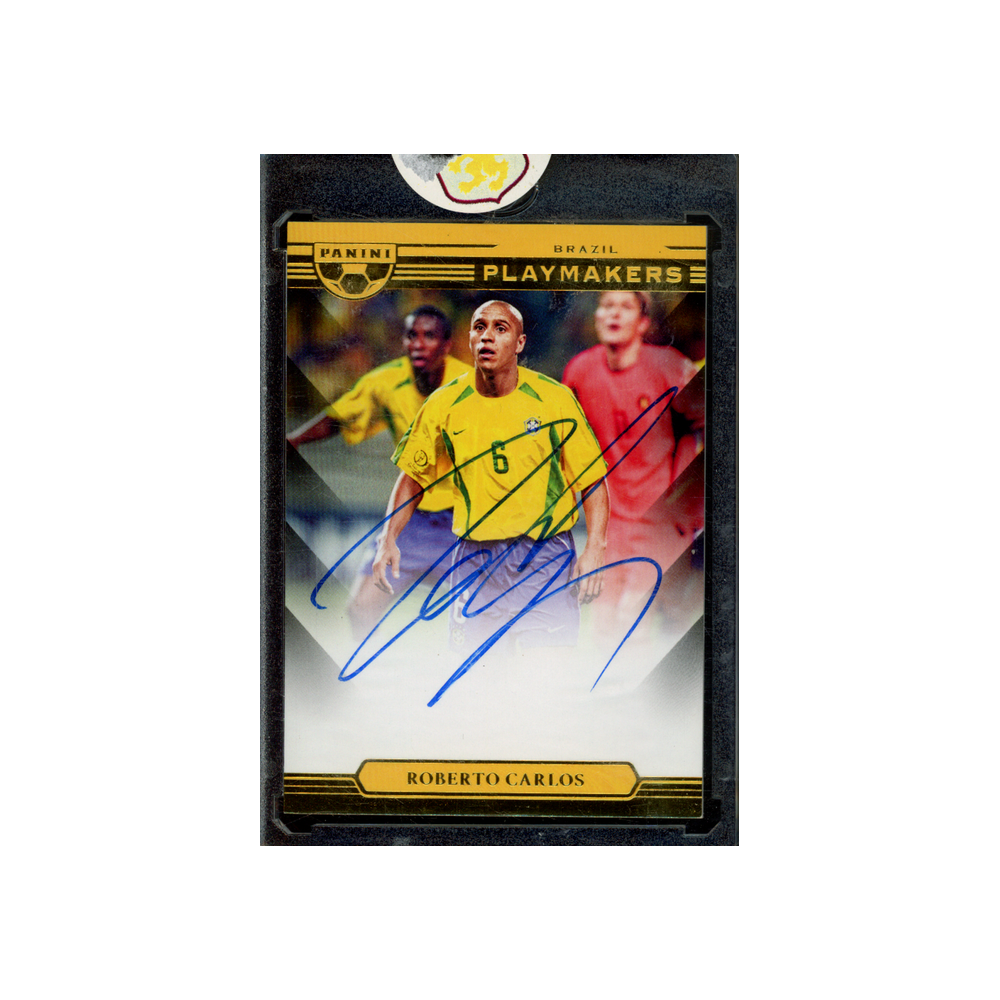 Roberto Carlos 2019 Panini Soccer Playmakers Auto