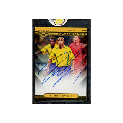 Roberto Carlos 2019 Panini Soccer Playmakers Auto