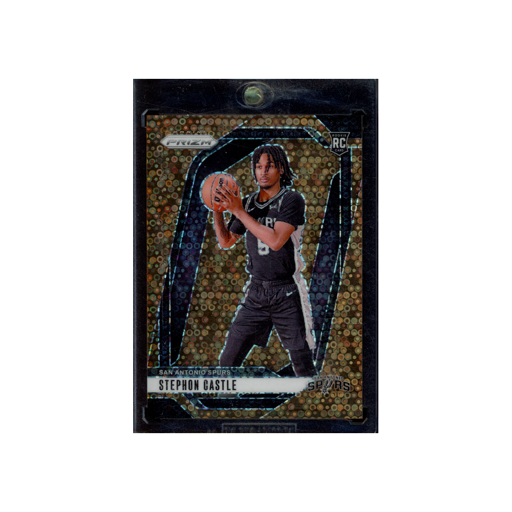 Stephon Castle 2024-25 Panini Prizm Basketball Bronze Fast Break Prizm Rookie /20