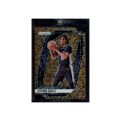 Stephon Castle 2024-25 Panini Prizm Basketball Bronze Fast Break Prizm Rookie /20