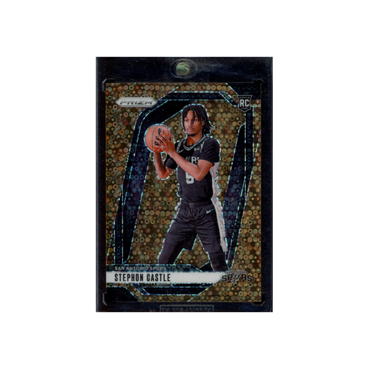 Stephon Castle 2024-25 Panini Prizm Basketball Bronze Fast Break Prizm Rookie /20