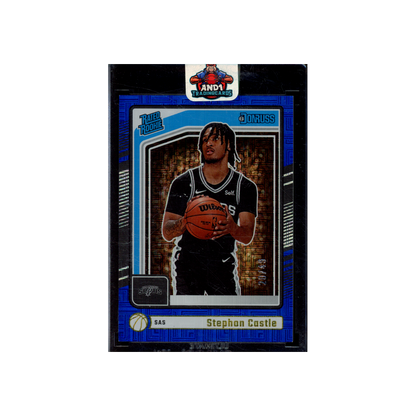 Stephon Castle 2024-25 Panini Donruss Basketball Rated Rookie Blue Choice /49