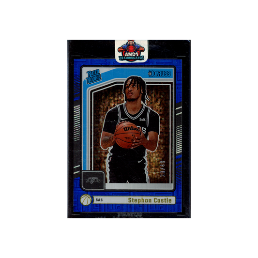 Stephon Castle 2024-25 Panini Donruss Basketball Rated Rookie Blue Choice /49