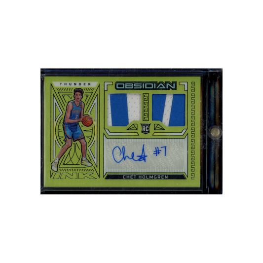 Chet Holmgren 2022-23 Panini Obsidian Basketball RPA Yellow /10