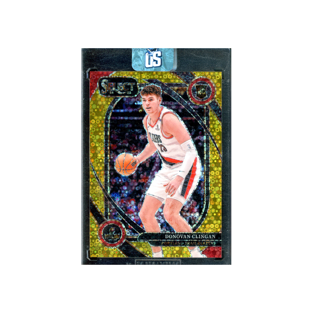 Donovan Clingan 2024-25 Panini Select Basketball Fast Break Rookie Gold /10