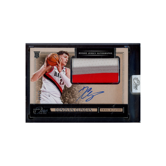 Donovan Clingan 2024-25 Panini One and One Basketball RPA /99