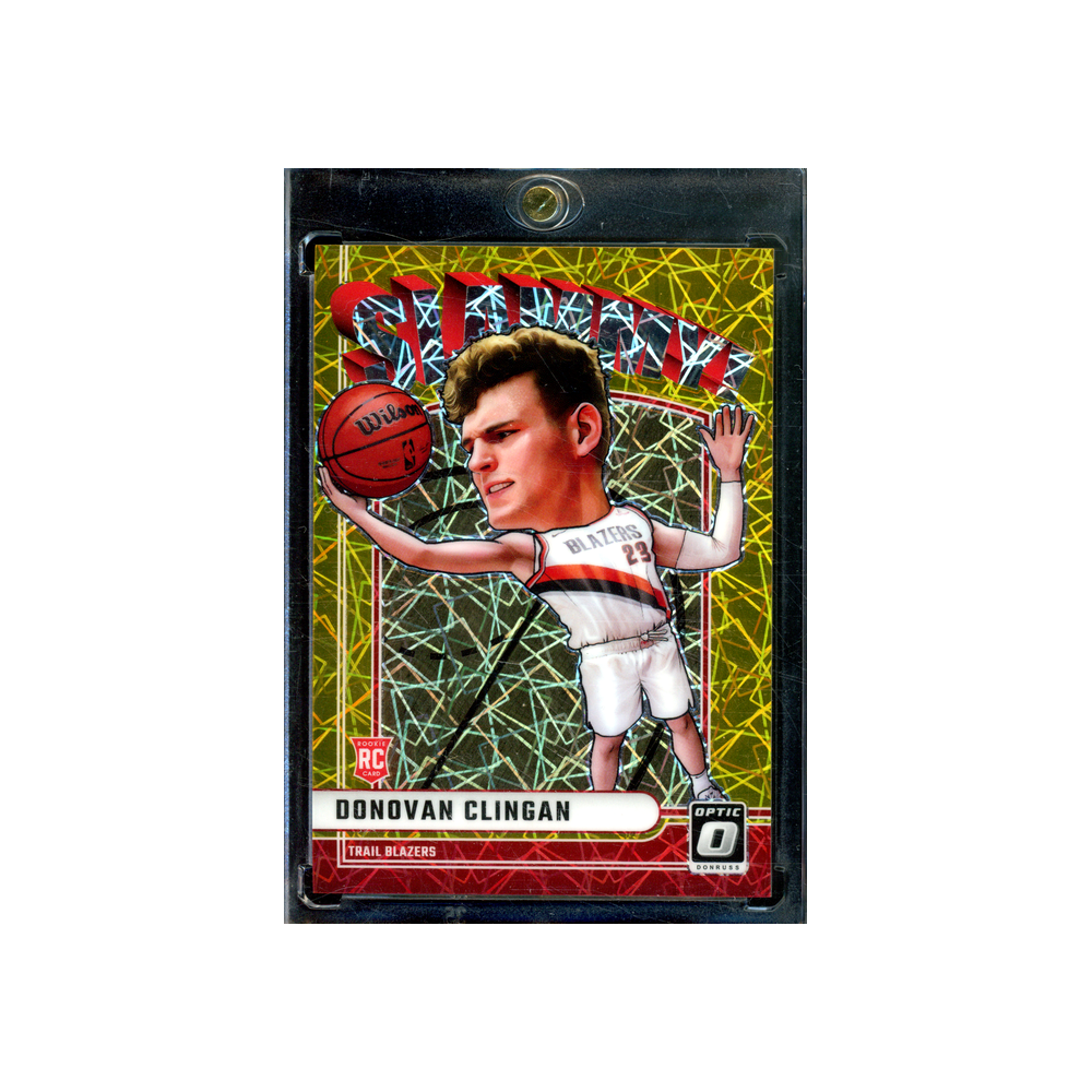 Donovan Clingan 2024-25 Panini Donruss Optic Basketball Slammy Rookie Gold /10