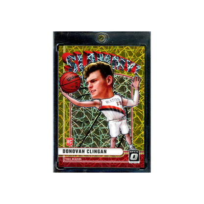 Donovan Clingan 2024-25 Panini Donruss Optic Basketball Slammy Rookie Gold /10