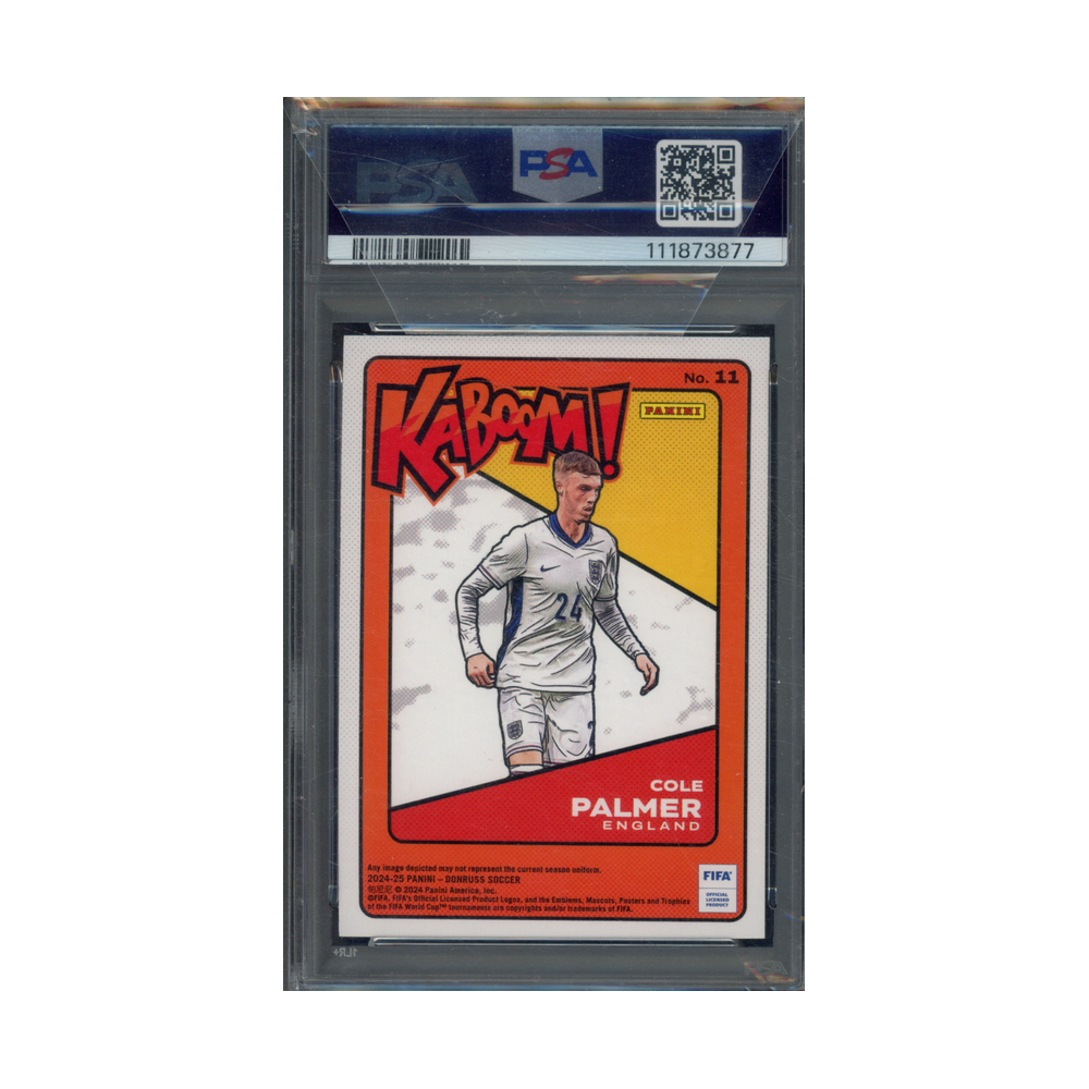Cole Palmer 2024-25 Panini Donruss Fifa Kaboom PSA 9