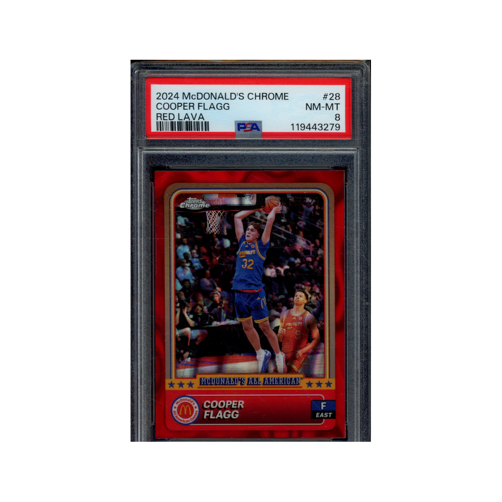 Cooper Flagg 2024 McDonalds Red Lava /125 PSA 9