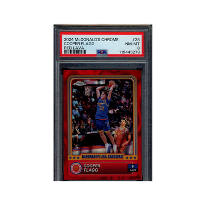 Cooper Flagg 2024 McDonalds Red Lava /125 PSA 9