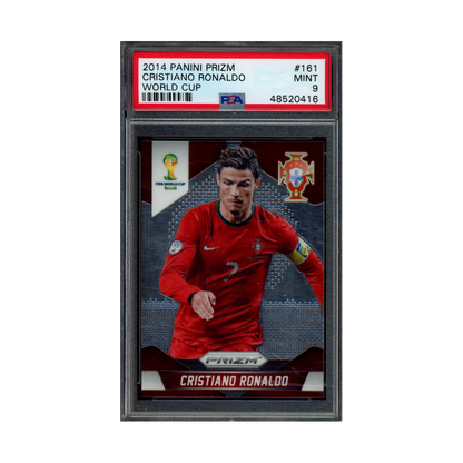Cristiano Ronaldo 2014 Prizm World Cup PSA 9