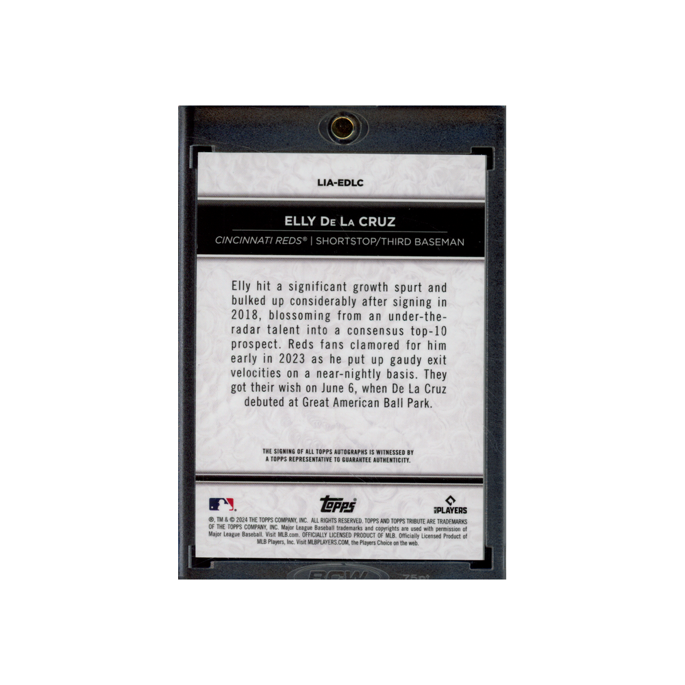 Elly De La Cruz 2024 Topps Tribute Rookie Auto /99