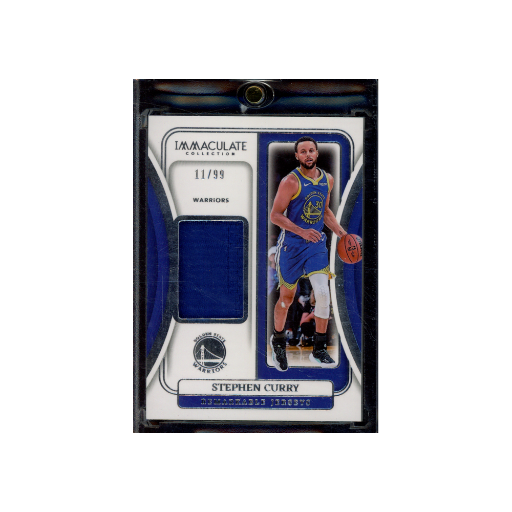 Stephen Curry 2023-24 Panini Immaculate Basketball Remarkable Jerseys Patch /99