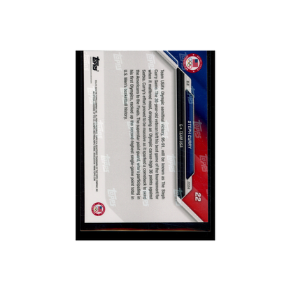 Stephen Curry 2024 Topps Now USA Olympics