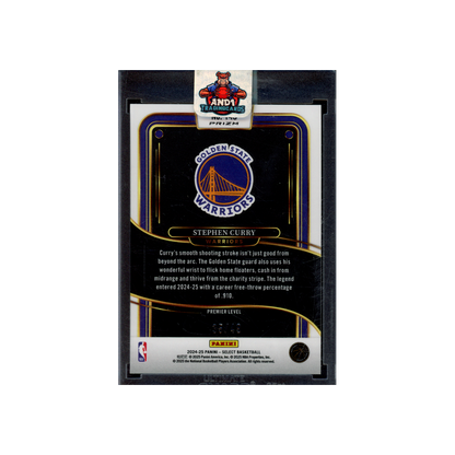 Stephen Curry 2024-25 Panini Select Basketball Red Disco /49