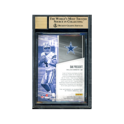 Dak Prescott 2016 Panini Absolute Football Absolutely Ink Rookie Auto /99 BGS 9.5/10