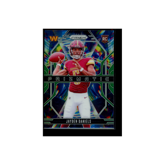 Jayden Daniels 2024 Panini Prizm Football Prizmatic Silver Prizm Rookie