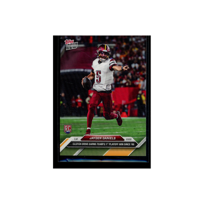 Jayden Daniels 2025 Topps Now Rookie