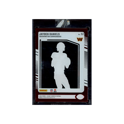 Jayden Daniels 2024 Panini Clearly Donruss Football Rated Rookie Red /99