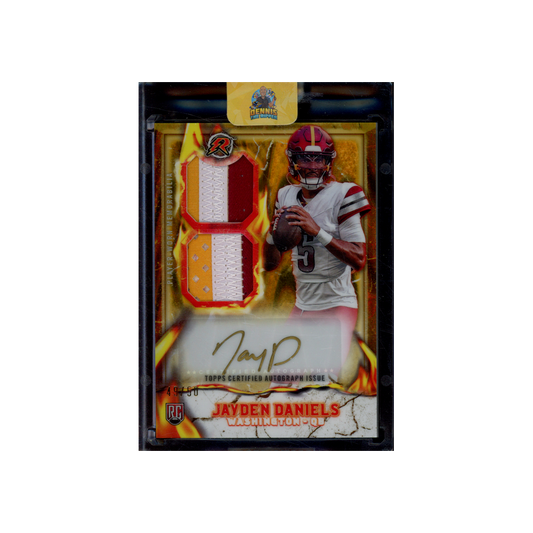 Jayden Daniels 2025 Topps Resurgence Ignite RPA /50