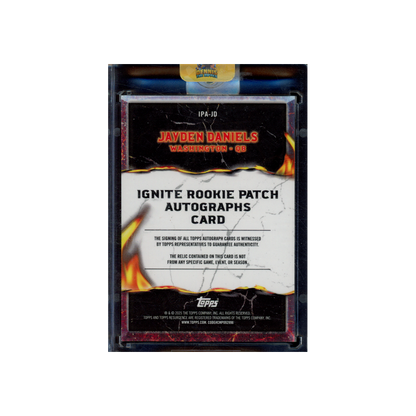 Jayden Daniels 2025 Topps Resurgence Ignite RPA /50