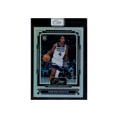 Rob Dillingham 2024-25 Panini One and One Basketball Rookie Silver /75