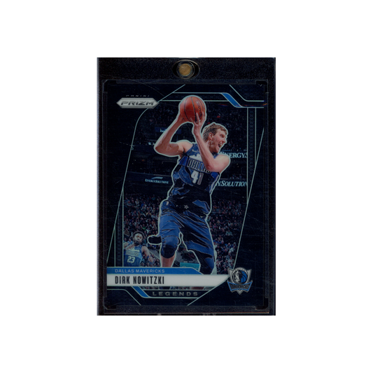 Dirk Nowitzki 2024-25 Panini Prizm Basketball Legends True Black Prizm 1/1