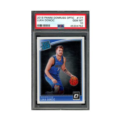 Luka Doncic 2018 Panini Donruss Optic Basketball Rated Rookie PSA 10