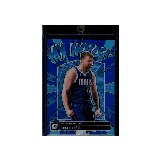 Luka Doncic 2024-25 Panini Donruss Optic Basketball My House Blue /85