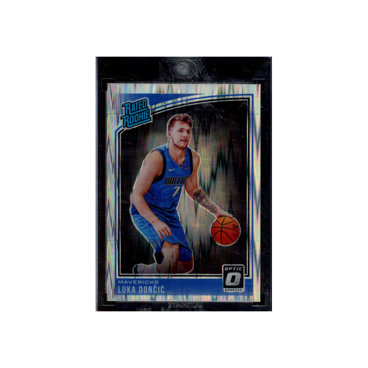 Luka Doncic 2018-19 Panini Donruss Optic Basketball Rated Rookie Shock