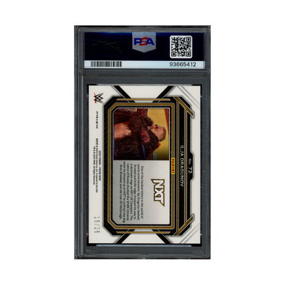 Ilja Dragunov 2023 Panini Prizm WWE Green Pulsar Prizm /25 PSA 10
