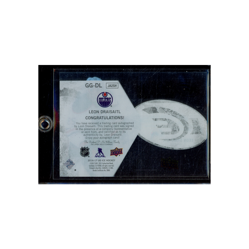 Leon Draisaitl 2016-17 UD Ice Hockey Auto