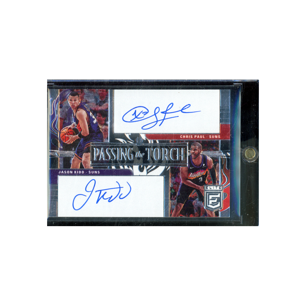Chris Paul & Jason Kidd 2022-23 Panini Donruss Elite Basketball Passing the Torch Dual Auto