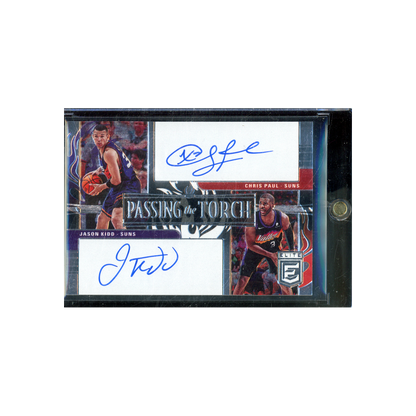 Chris Paul & Jason Kidd 2022-23 Panini Donruss Elite Basketball Passing the Torch Dual Auto