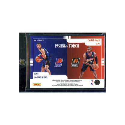 Chris Paul & Jason Kidd 2022-23 Panini Donruss Elite Basketball Passing the Torch Dual Auto