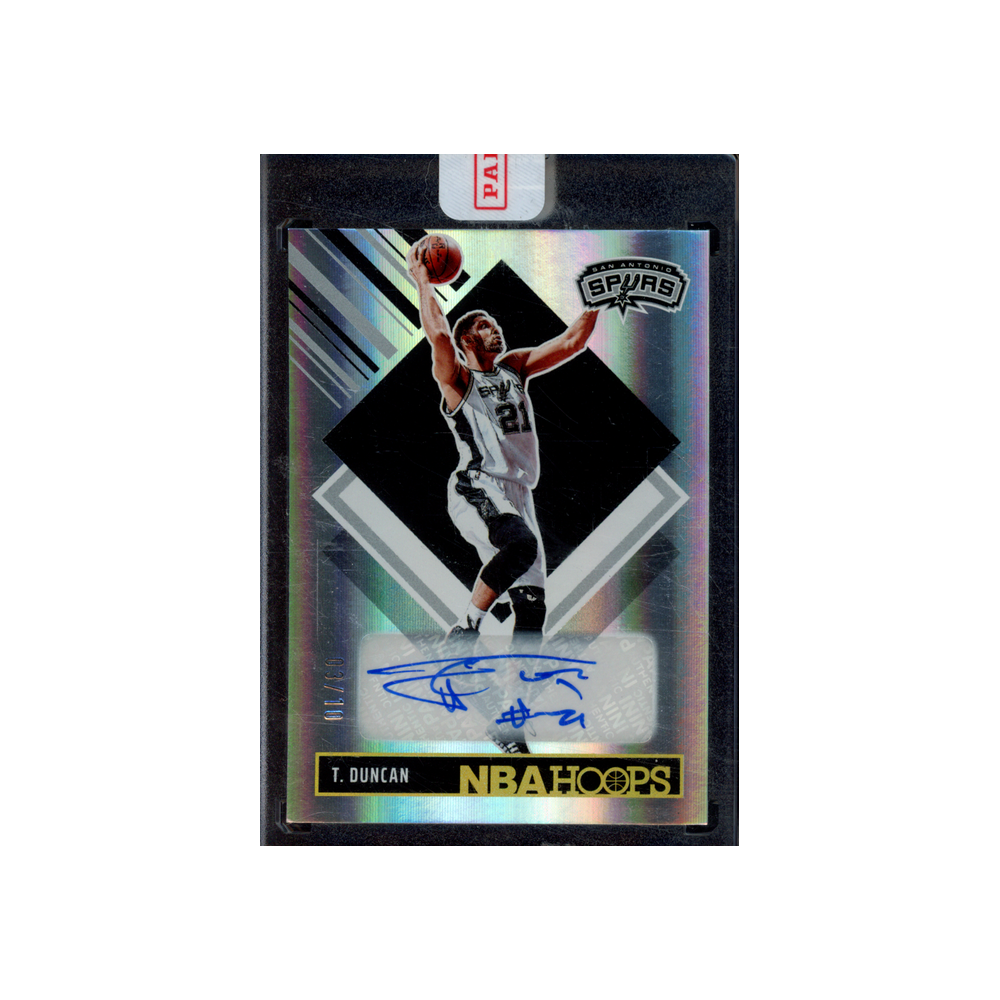 Tim Duncan 2024-25 Panini Hoops Basketball Auto /10