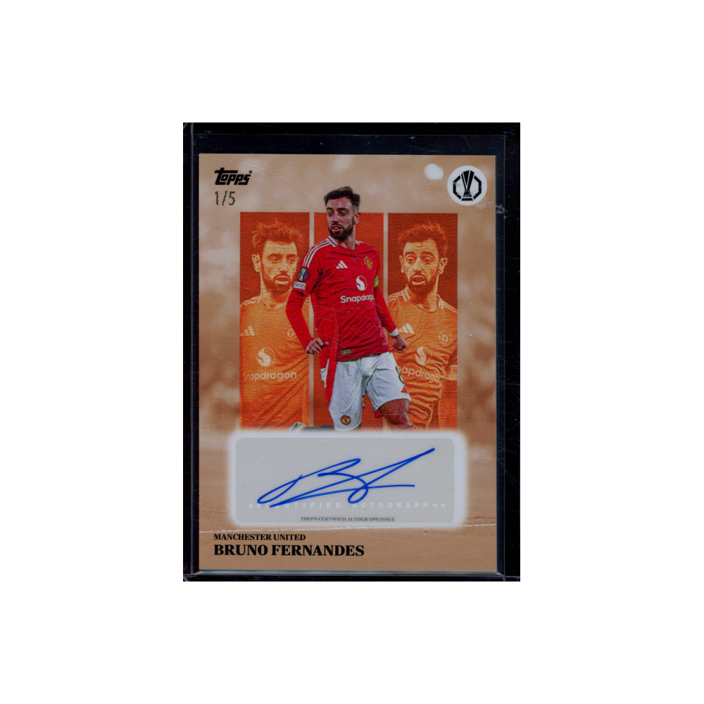 Bruno Fernandes 2025 Topps Simplicidad Auto /5